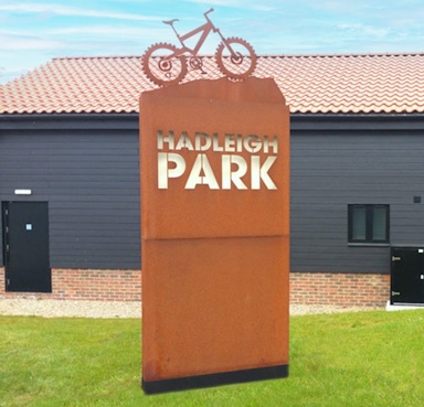 Hadleigh Park Corten Totem