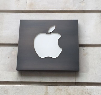 Apple wall mounted signage