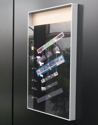 Crossrail wall mounted signage