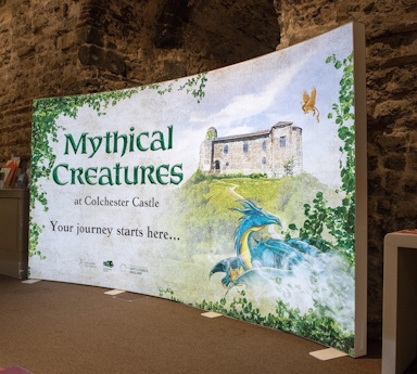 Fabric faced light box