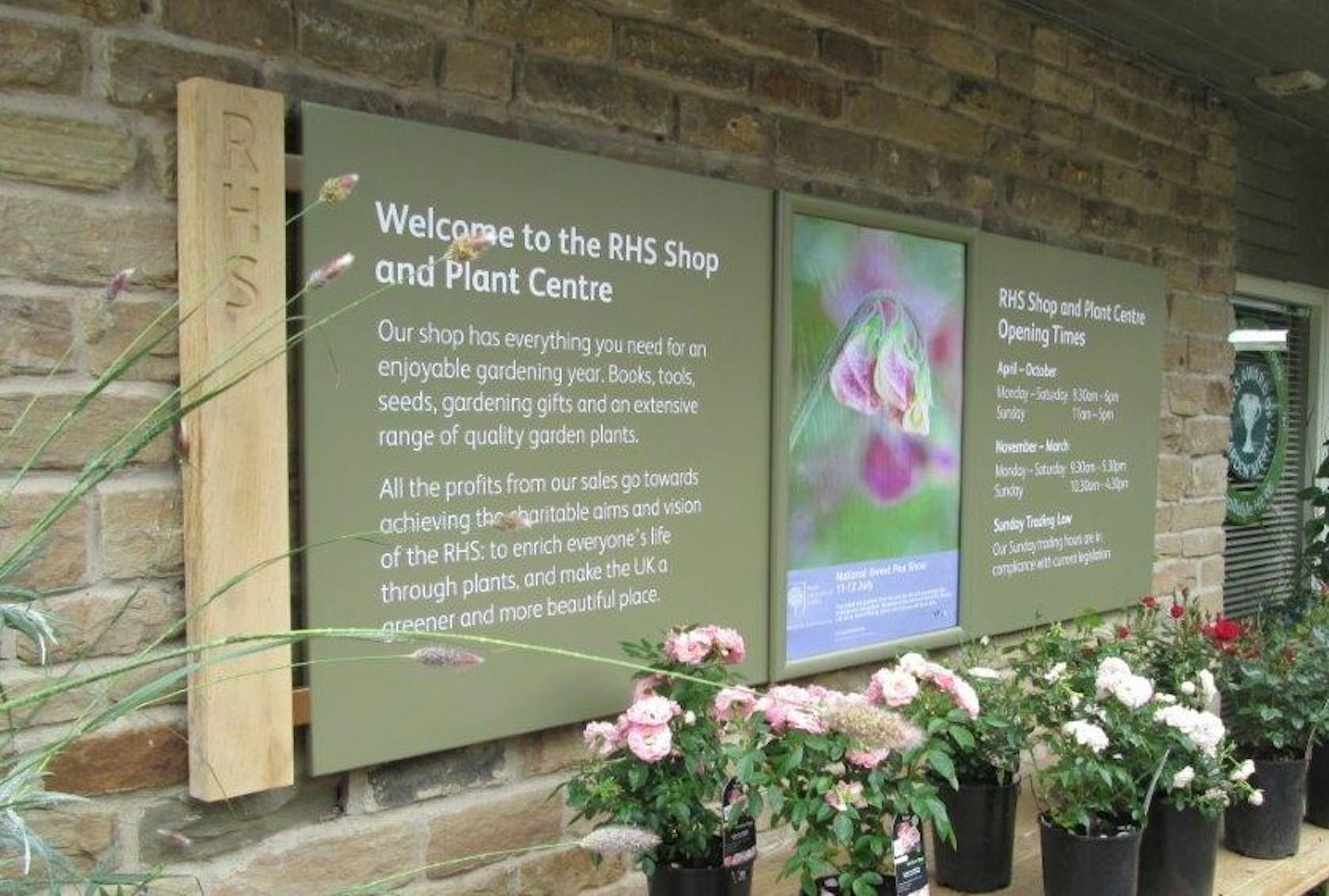 RHS wall mounted signage