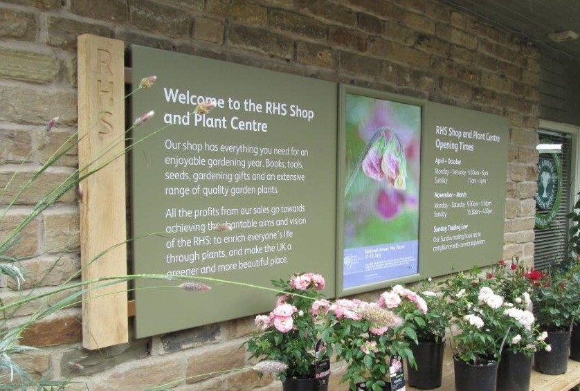 RHS wall mounted signage