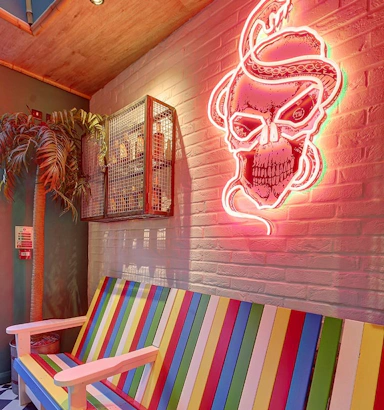 rumba image faux neon