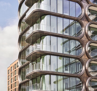 Zaha Hadid Architects 520 west 28th Street New York Blackened Steel Cladding