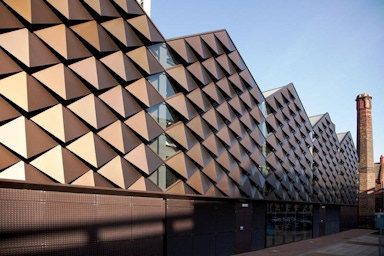 Anodised cladding at Liverpool University