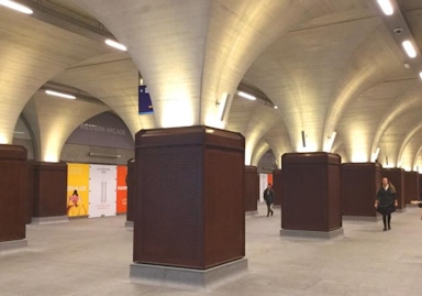 London Bridge Column Cladding