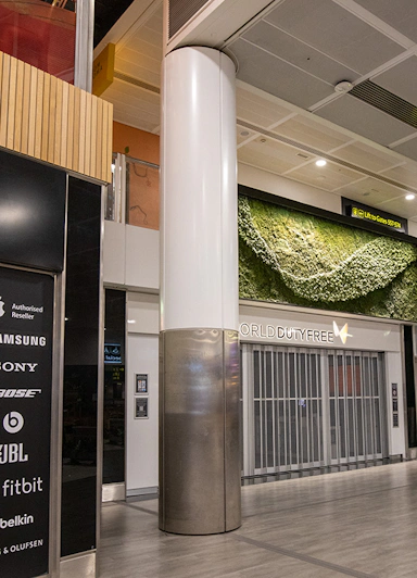 Gatwick Airport Column Cladding_1
