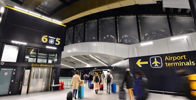 Perforated Cladding at Gatwick Airport
