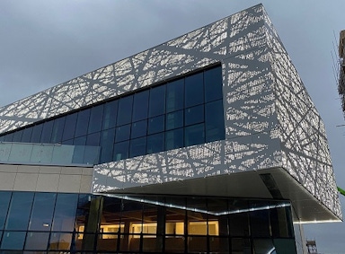 Perforated Graphical Cladding