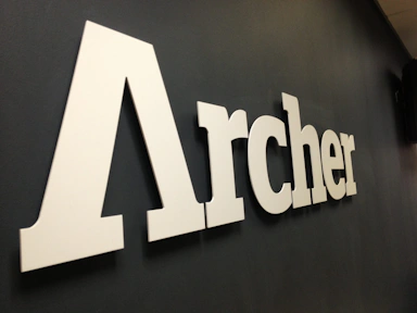 Archer Flat Cut Signage