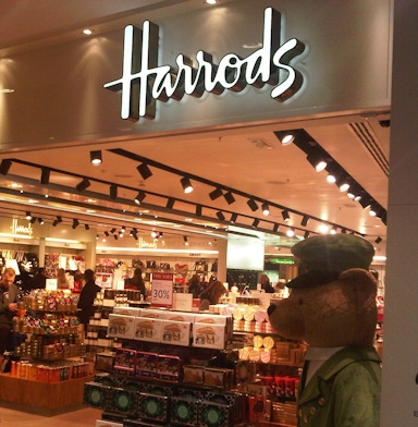 Harrods Face & Halo Signage
