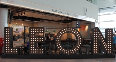 Leon Heathrow bespoke signage