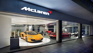 McLaren Manchester Face Signage