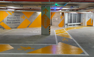 St marks Signwriting in car park
