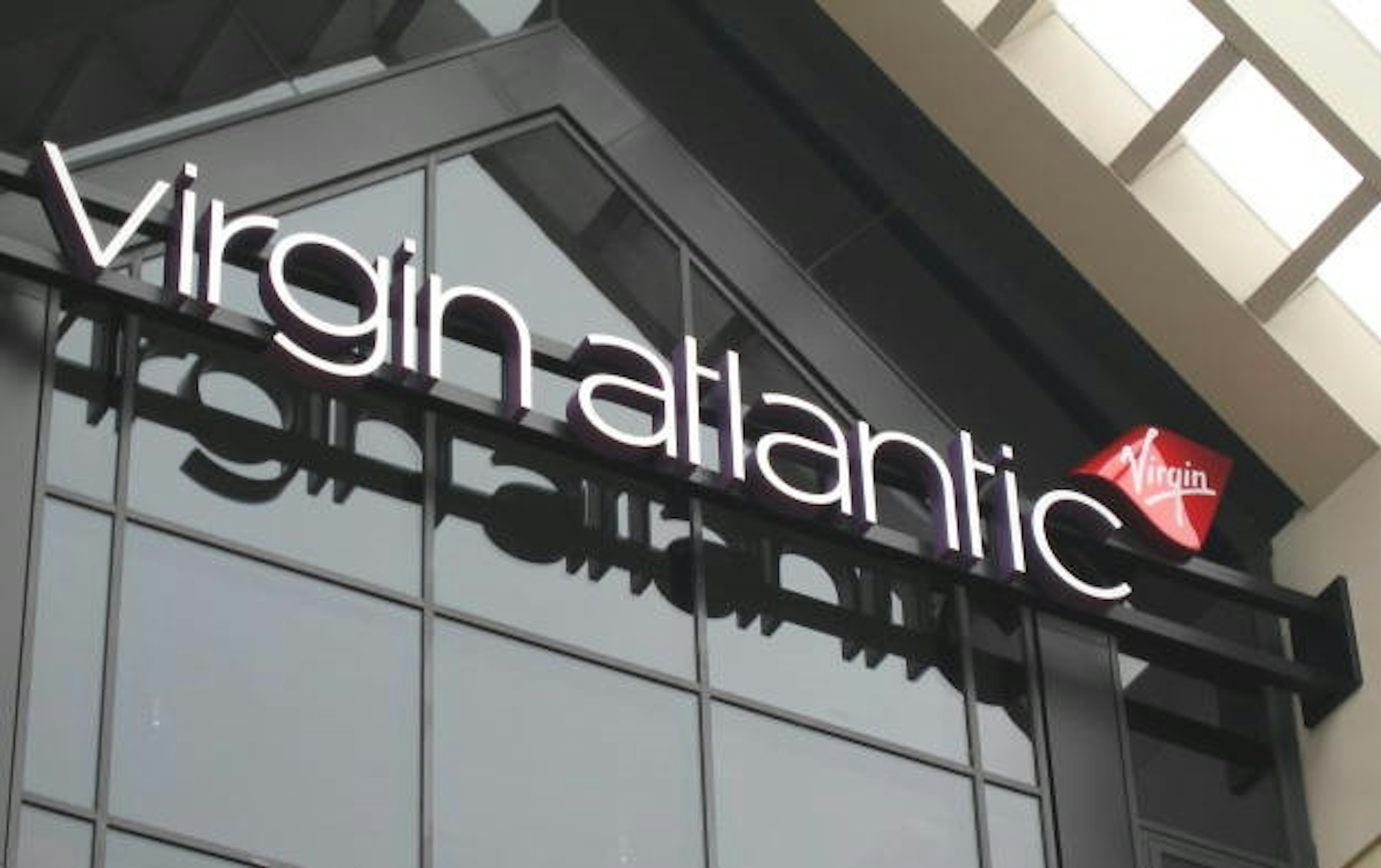 Virgin Atlantic Built Up Signage
