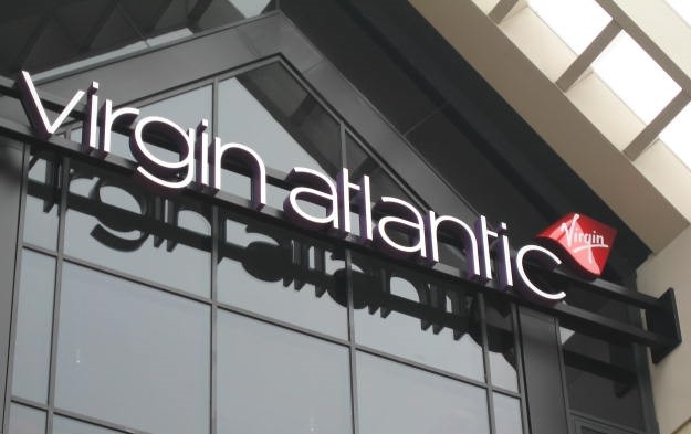 Virgin Atlantic Built Up Signage