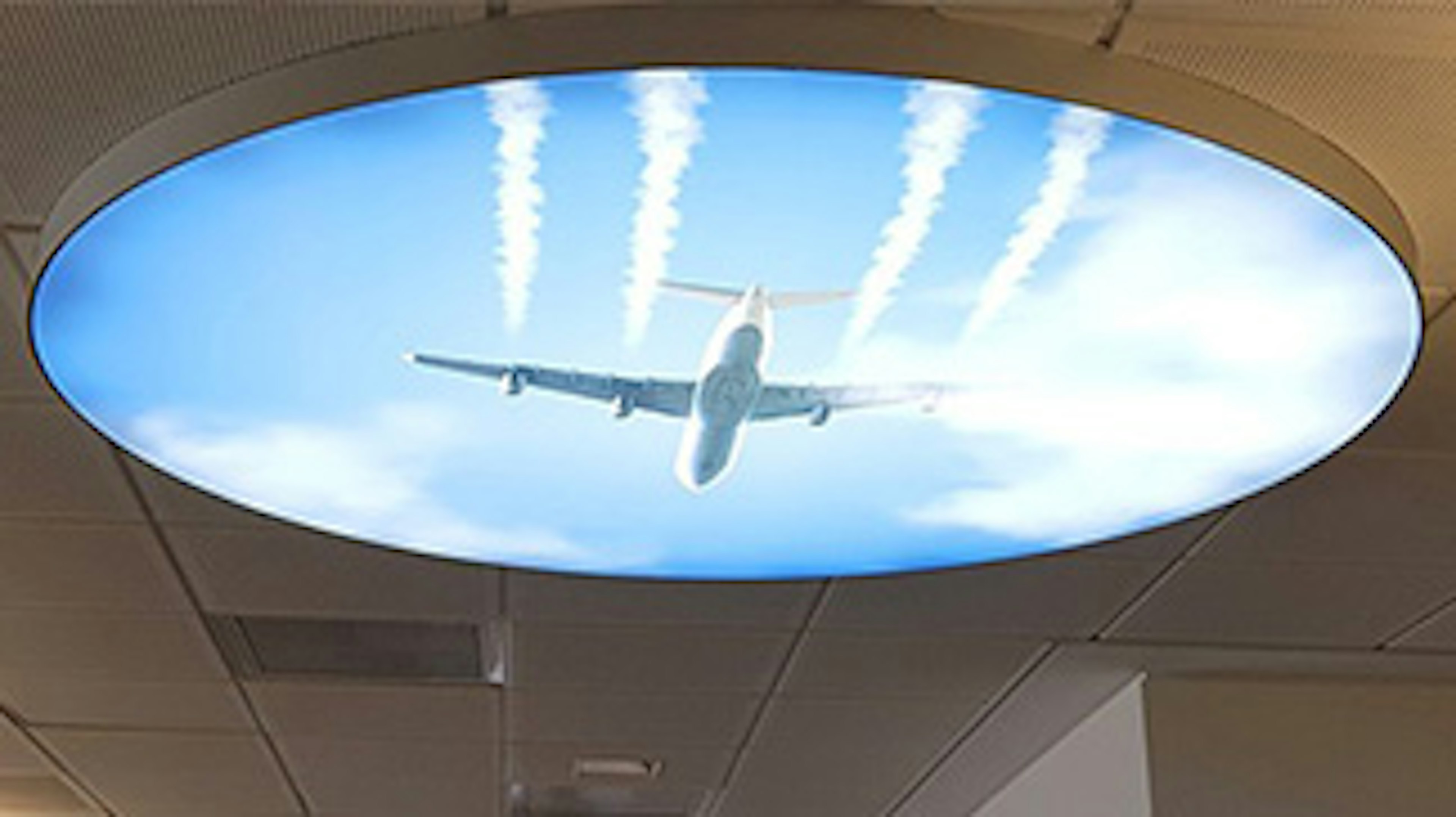 Circular Lightbox with Printed Silicone Edge Graphics