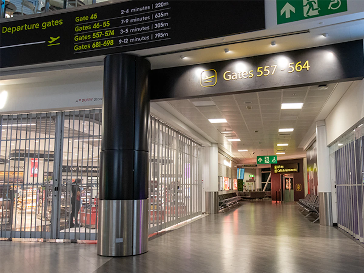 Airport Column Cladding