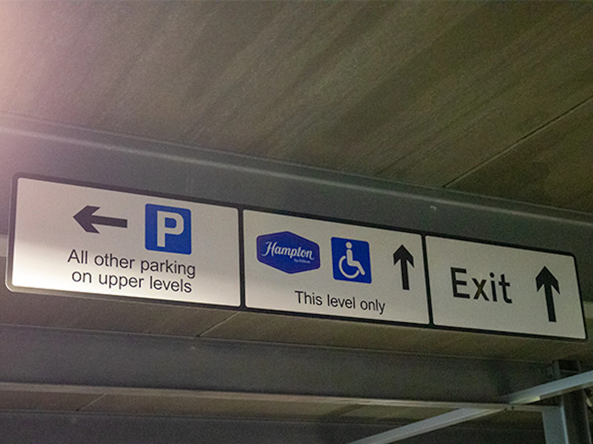 Vehicle Directional Signs